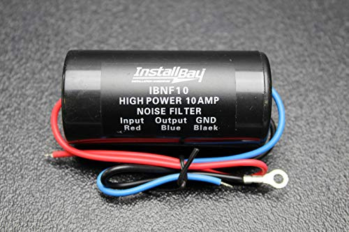 (1) Noise Filter 10 AMPS 12V HUM Filter Noise Engine Suppressor Wire IBNF10