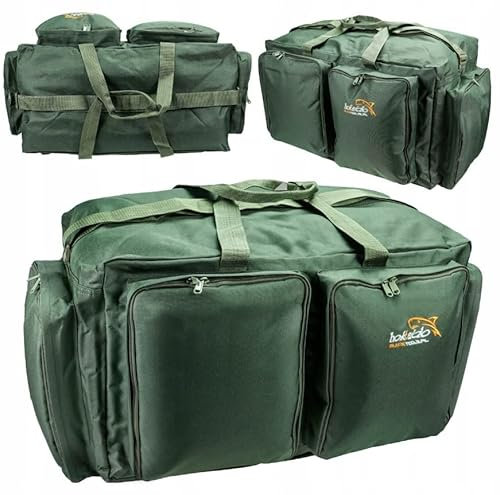 Angeltasche Karpfentasche Tackle Bag groß Outdoor 60x32x35cm grün