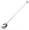 YUNAI Stainless Steel Bar Mixing Spoon with Masher, Twisted Cocktail Shaker Spoon Bar Drink Mixer Stirrer for Bartender Home Bar Restaurant Use, Silver, 10''/26cm, 2 in 1