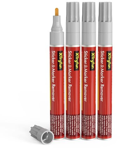 XTryfun Klebstoffentferner, sicherer Aufkleber für verschiedene Oberflächen, entfernt schnell Aufkleber, Kleber, Aufkleber, Etikett, Klebeband, klebrige Rückstände und mehr von Auto-Möbelböden und