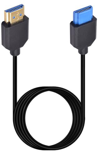 Duttek 8K HDMI Câble1M, 48Gbps HDMI 2.1 Mâle vers Mâle Câble avec Vidéo 8K@60Hz et 3D HDR pour TV/Xbox, Moniteur, PC, etc.