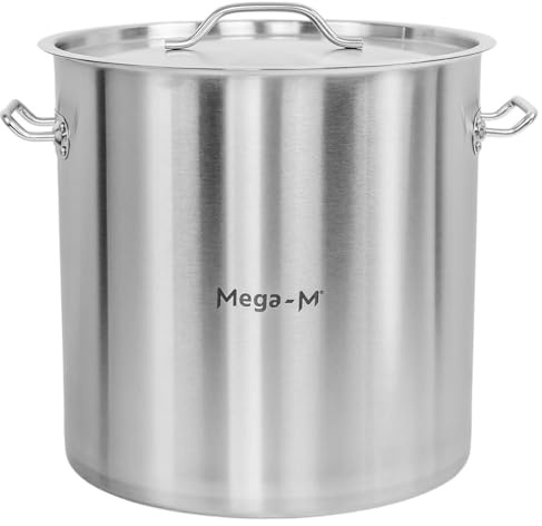 Mega-M Gastronomischer Topf 50L Edelstahl 40cm Inox