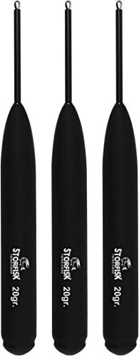 Storfisk Fishing & more Lot de 3 ou 5 bâtons de pêche à la truite, présentation naturelle des appâts au fond de l'eau, poids : 20 g