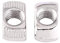 50Pcs M6 Galvanized Hammer Head T-Nuts Carbon Steel Fasteners for Aluminum Extrusion Slots