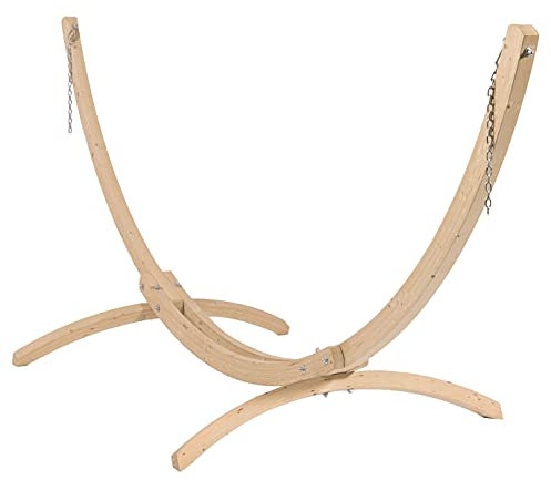 Tropilex Hängemattengestell Single | Aus 100% FSC Holz oder Metall | Fairtrade | 3 einzigartige Designs zur Auswahl | Flexibel & Belastbar | Für alle Hängematten des Typs Single geeignet