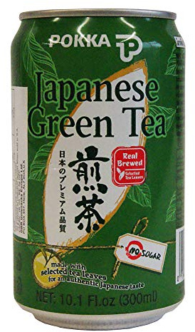 Pokka No Sugar Japanese Green Tea - 24 x 300ml Cans