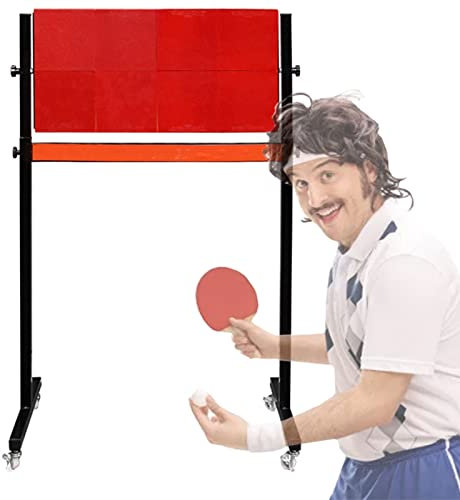 Bordtennis återboundbräda Rullande Pingpong Returbrädehylla, Inomhus Utomhus Bordtennis Rebound Board, Singel Självstudie Träningsmaskin Baffle, För Hem/gym