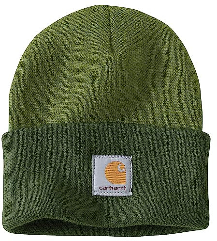 Carhartt Strickmütze mit Bündchen, zweifarbig, Herren, Grün, OFA