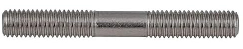 Perno Prisionero M3 M4 M5 M6 Varilla roscada de Doble Extremo de Acero Inoxidable 304(M4x90)