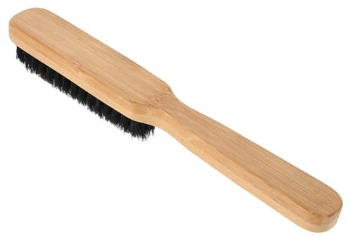 minkissy Bartbürste Aus Nachhaltigem Holz Mit Weichen Wildschweinborsten Bartpflege Für Männer Klassische Stylingbürste Effektive Reinigung Für Bart Schnurrbart Und Haare