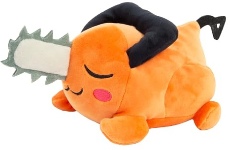 Club Mocchi Mocchi Suya Suya Chainsaw Man Pochita Plüschfigur 20 cm, Offizielles Anime Kissen, Weiches Dämon Kuscheltier, Sammlerstück, Geschenk für Manga Fans, Ab 16 Jahren, Kawaii Deko
