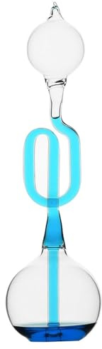 Hamwesh Colorful Office Thinking Hand Boiler, Glass Science Energy Transfer Toy for Home Decor with Thermometer Design