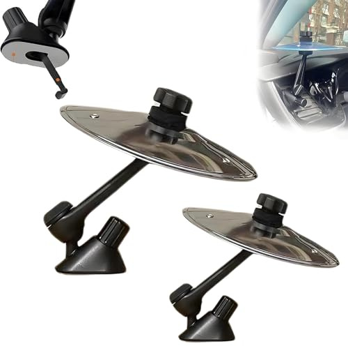 2 stycken bilkraschbassänger, biltrumma ventilationsspår, mini bilcymbals trumma cymbaler trumma handfat trummor bilar bilolycka trummor musikinstrument ornament för alla typer av fordon