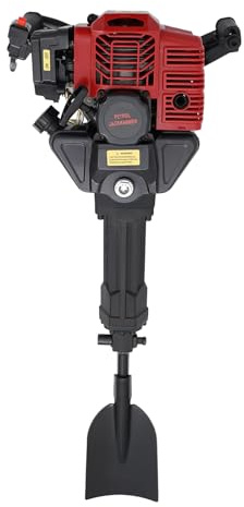 Trinciatrice per albero da giardino, 52 cc, 2 tempi, 1900 W, multifunzionale con 3 accessori, pala per piante da giardino, fattoria, trincea portatile portatile