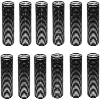 BIGODINI ADESIVI per capelli 16mm 12pz