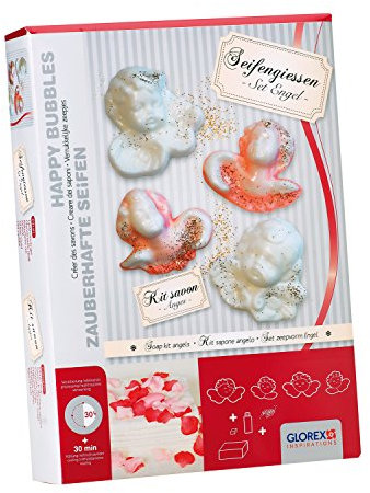 Glorex 6 1600 715 – SoapFix kreativt set tvål ängel, tvålköttsset