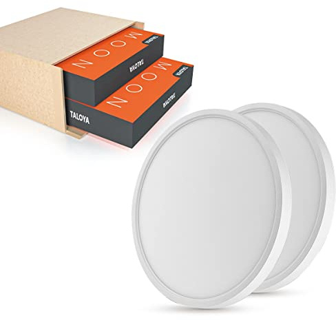 TALOYA 2 Pack 12 Inch LED Flush Mount Ceiling Light Fixture,20W 5CCT