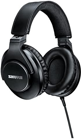 Shure SRH440A Auriculares con Cable de oído para el monitoreo y la grabación, Grado de Estudio Profesional, Respuesta de frecuencia Mejorada - Versión 2022