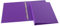 Favorit Sprint Ringordner aus Karton, 22 x 30 cm, 4 runde Ringe, 30 mm, Violett