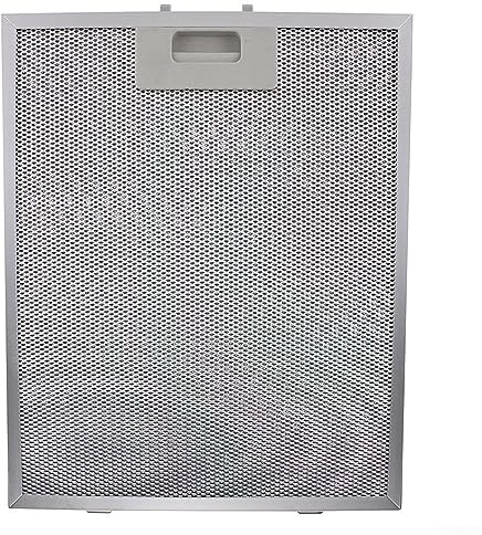 Silver Cooker Hood Filters Metal Mesh Extractor Vent Filter Range Hood Filter,Metal Grease Filter,35 * 28.5CM
