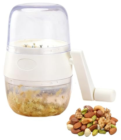 ZUZER Knoblauchpresse mit Plastikgriff, Professionelle Knoblauchwippe, Robust Knoblauchreibe für Garlic Press