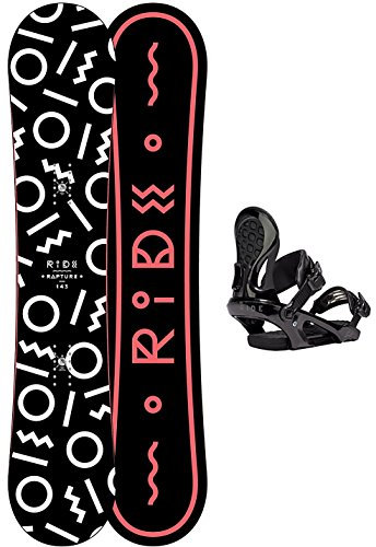 Ride Snowboards Damen Freestyle Board schwarz 143