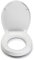 Croydex WL420022H Ramor Toilettensitzerhöhung, 5 cm, antibakteriell, Everfast Befestigungen, Weiß