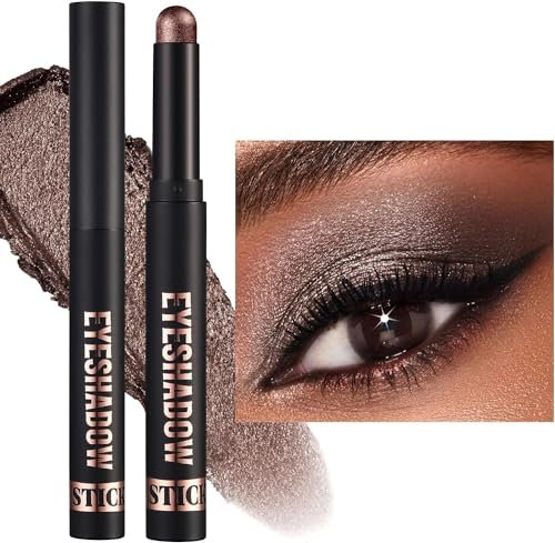 Eyeshadow Stick,Glitter and Matte Eyeshadow,Creme Lidschatten,Waterproof,Glitzerndes Augen-Make-up Kreieren(#9)