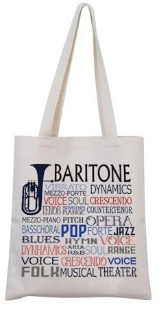 MNIGIU Bariton-Geschenk, Bariton-Liebhaber, Geschenk, Baritonhorn-Geschenk, Bariton-Tragetasche für Baritonspieler, Bariton-Tragetasche