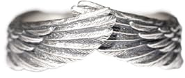 Anello da donna Wings Anelli Argento Vintage per Nocche Anelli Donna Acciaio Inossidabile Adatto per anniversario per Regalo Di Compleanno Anniversario Matrimonio