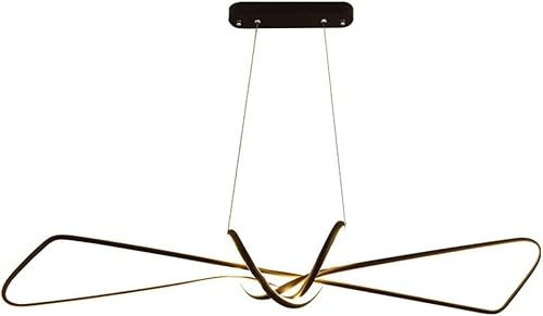 Lamp Lámparas de araña Lámpara de Techo pequeña Lámpara Colgante LED Regulable, Arco Creativo Moderno para Cocina/Comedor/Sala de Estar, lámpara Colgante Ajustable (A 82 * 15 cm)/A/ * 22 cm Lamp
