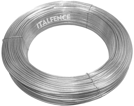 Italfence - Alambre de hierro galvanizado, 100m (Todos los diámetros) [Ø2,30mm]