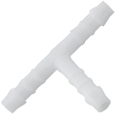 5x T‑Schlauchverbinder 13 mm – POM Kunststoff Anschlussstück für Schlauchleitungen | Rohrverbinder für Auto, Wasser, Luft & Industrie