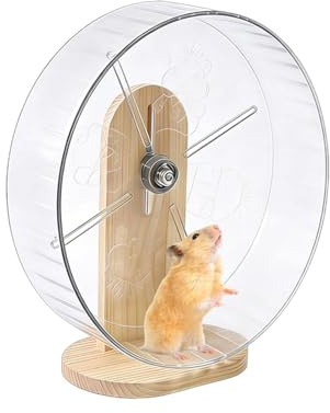 Rueda para jerbos - Accesorios Silenciosos para Mascotas Pequeñas | Ruedas de Ejercicio para Jerbos Conejos y Animales Mascotas | Para el Conejo Sirio Enano Interior Hogar Jaula y Casa Hábitat Enano P