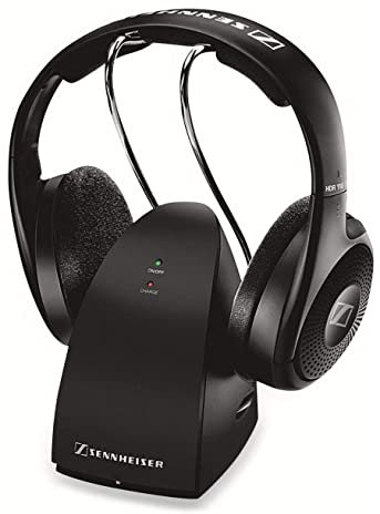 Sennheiser RS 118-8 Supra-aural Bandeau Noir - Casques (Supra-aural, Bandeau, Avec fil &sans fil, 22 - 18500 Hz, 104 dB, Noir)