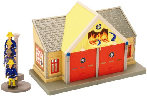 Fireman Sam Fire Station with Elvis Character