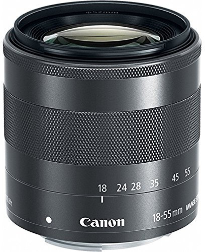 Canon EF-M 18 – 55 mm F3.5 – 5.6 is STM – Objectif SLR, 13/11, 18 – 55 mm, Canon EF-M, Tour, Noir