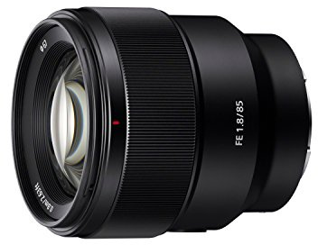 Sony SEL85F18 85mm F/1.8-22 Medium-Telephoto Fixed Prime Camera Lens, Black
