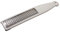 Fackelmann 45476 Grattugia Piatta Adatta a Formaggio, Frutta, Verdura, Zenzero, Curcuma, Limone, 29 cm, Sybaris Collection, (Colore: Bianco), quantità: 1 Pezzo, Acciaio Inossidabile