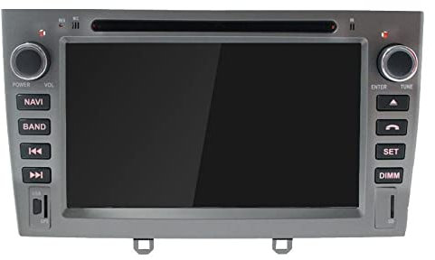 LAVAAH Lecteur multimédia de Voiture WiFi Navigation GPS stéréo DVD Auto Audio DSP Carplay 2 Din Android 11 Autoradio Fit for Peugeot 408 308 (Color : Gray)