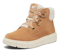 Sorel Explorer III NW Lace WP Stiefel, Premium-Handwerkskunst, Robuste Schnürsenkel, Höchster Komfort, Wasserdichtes Wildleder, Kunstpelz, Futter aus Microfleece, Strapazierfähige Gummipods - Damen