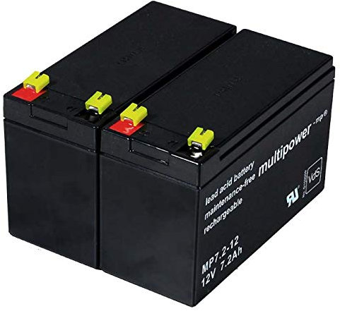 Powery replacement rechargeable battery for USV APC Smart-UPS 750, 12V, Lead-Acid
