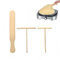 3 Stück Crepes Verteiler Set Aus Buchenholz,T-Form Crepes Wender,Leicht Zu Reinigen Teigverteiler Für Crepes Maker Zubehör Holz,Crepe Schieber Backwerkzeuge,Für Crepes Pfanne,Palatschinkenpfanne