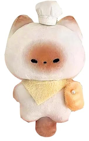 Plush Cat Toy, Soft Toy for Kitten, Stuffed Kitten Steamed | Plush Cat Plush Toy, 4.72 Inch Cat Plush Pendant for Holiday and Birthday