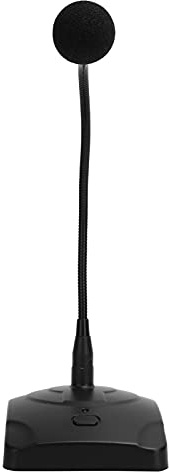 Dpofirs Micrófono de Cuello de Cisne, Micrófono con Cable con Interfaz XLR de 3 Pines para Computadora, PC, Conferencia, Escritorio, Grabación y Transmisión de Voz, Manguera Flexible, Direccional