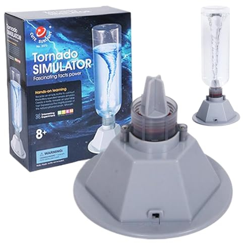 Licsaliwe Kit Tornado Maker – Jouet Tornado à Piles, Recycler la Bouteille Vide pour Les Enfants à partir de 8 Ans