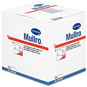 Hartmann Mullro Verbandmull 8fach auf 10 cm Breite-10 m