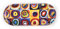 Fridolin 18748 Brillenetui Wassily Kandinsky - Farbstudie, Metall, 16 x 6,6 x 2,8 cm, Mehrfarbig