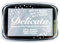Rayher 29187606 Delicata Metallic Stempelkissen, glänzend, 9,9 x 6,8 x 1,9 cm, Pigmentkissen, Stempelfarbe, Tsukineko, silber