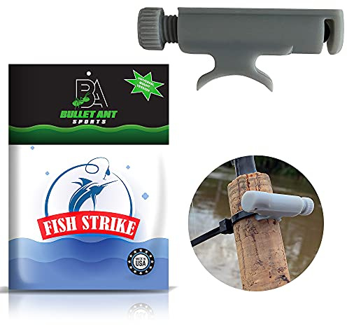 Bullet Ant Sports Fish Strike, Fish Bite Indicator, Fishing Bite Alarm, Fishing Rod Universal Mount, 3 Pack, Fishing Gift